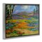 Stupell Industries Bountiful Meadow Landscape Framed Floater Canvas Wall Art Design by Alexi Fine